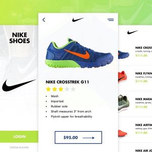 UI Nike Store Concept
