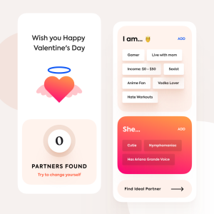 Valentine App Concept